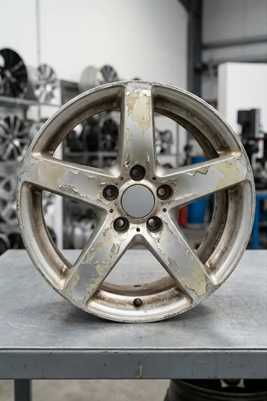 lacquer peel (before)