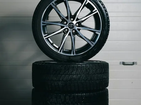 a refurbished wheel, clean and finished